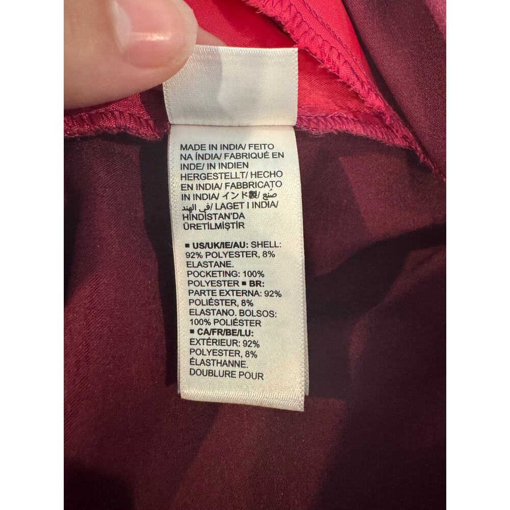 Tenickab The Drop Wide Leg Satin Pants Magenta Pink Medium High Waist Palazzo - Picture 8 of 9